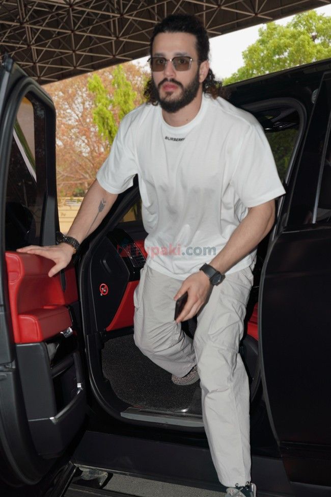 Akhil akkineni off for his next scheduled papped at Hyderabad airport Akhil akkineni off for his next scheduled papped at Hyderabad airport